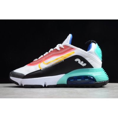 Nike Air Max 2090 Beyaz / Kırmızı / Siyah / Mavi Koşu Ayakkabısı Türkiye - 74H6WXSZ